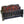 World Marketing Comfort Glow Electric Log Set, Heater with Firebox Projection - Black - Front