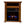 World Marketing Comfort Glow Electric Quartz Fireplace - French Walnut - Front