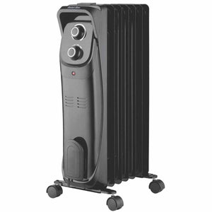 World Marketing Comfort Glow EOF280 7- Finned Oil Filled Radiant Space Heater - Black