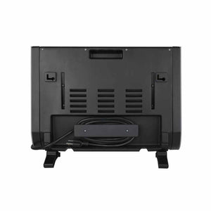 World Marketing Comfort Glow Infrared Quartz Electric Space Heater with Remote Control - Black