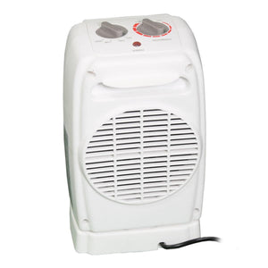 World Marketing Comfort Glow Oscillating Ceramic Heater - White