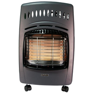 World Marketing Comfort Glow Propane(LP) Cabinet Heater - Piezo Ignition/Gray
