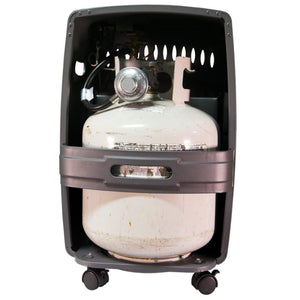 World Marketing Comfort Glow Propane(LP) Cabinet Heater - Piezo Ignition/Gray