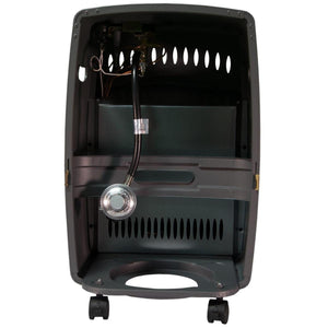 World Marketing Comfort Glow Propane(LP) Cabinet Heater - Piezo Ignition/Gray