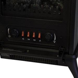 World Marketing Comfort Glow The Ashton Electric Stove - Black