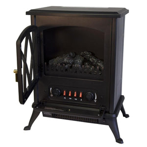 World Marketing Comfort Glow The Ashton Electric Stove - Black