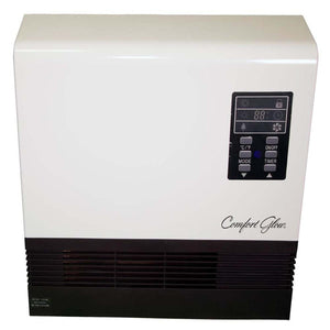World Marketing Comfort Glow Wall Mount Heater for Bathroom with Remote - White