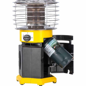 World Marketing Single Tank Portable 360° Indoor Outdoor Propane Heater - Gray