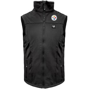 ActionHeat Pittsburgh Steelers 5V Men's Softshell Battery Heated Vest