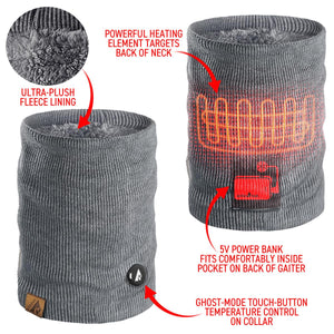 ActionHeat 5V Battery Heated Knit Gaiter