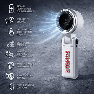 AlphaCool Tampa Bay Buccaneers Rechargeable Handheld Fan