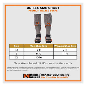 Mobile Warming Men's Pro Merino Heated Socks