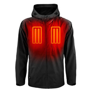 ActionHeat 5V Men's Waterproof Heated Rain Jacket - Front