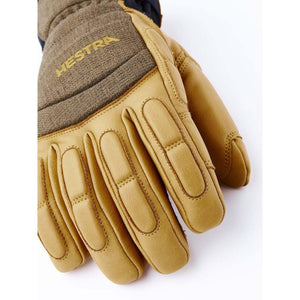 Hestra Vertical Cut CZone 5-Finger Gloves - Tan Size 7