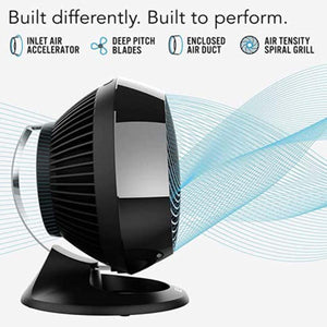 Vornado 660 AE Large Whole Room Works 4 Speeds Air Circulator Fan with Alexa Enabled - Black