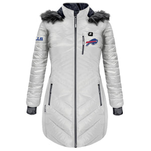 ActionHeat Buffalo Bills 5V Women's Long Puffer Battery Heated Jacket
